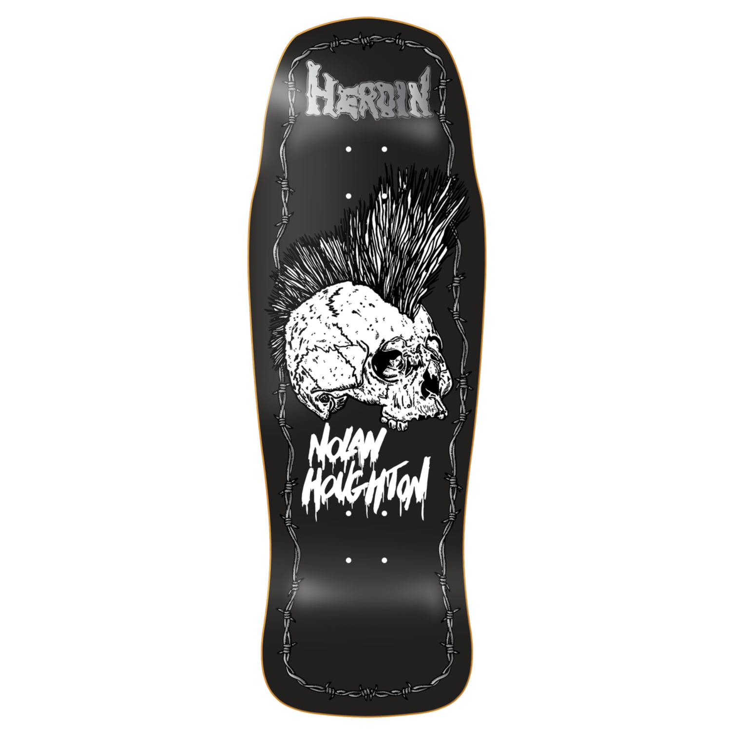 Heroin Nolan Houghton KO2 Skull 10.25" Deck