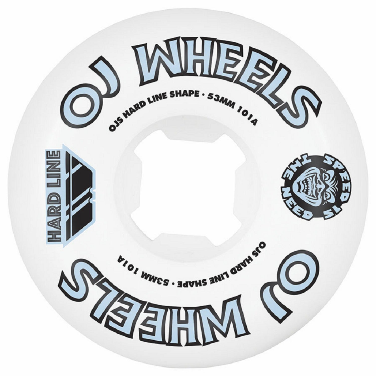 OJ Wheels Team Line Original Hardline 101a Skate Wheels