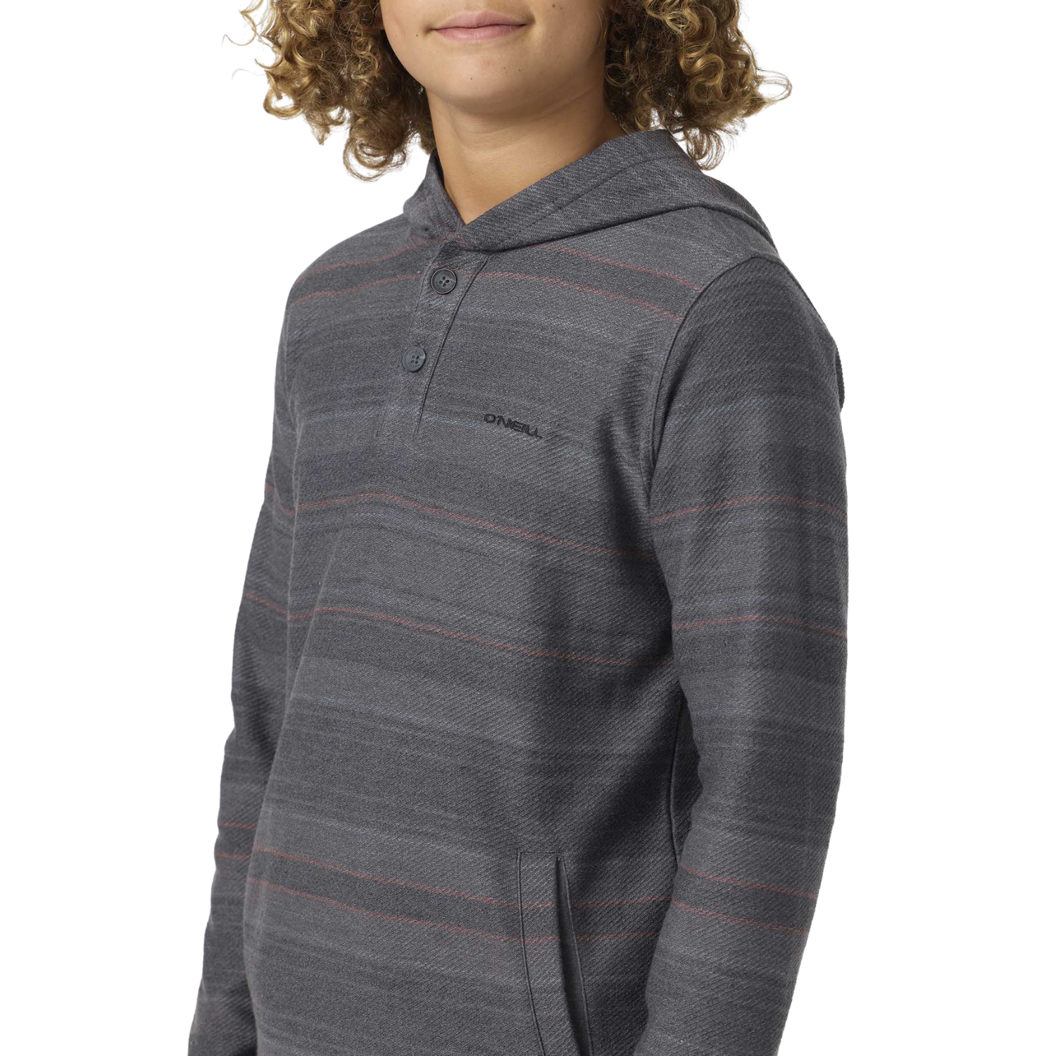 O'Neill Bavaro Stripe Poncho Pullover Fleece - Boys'