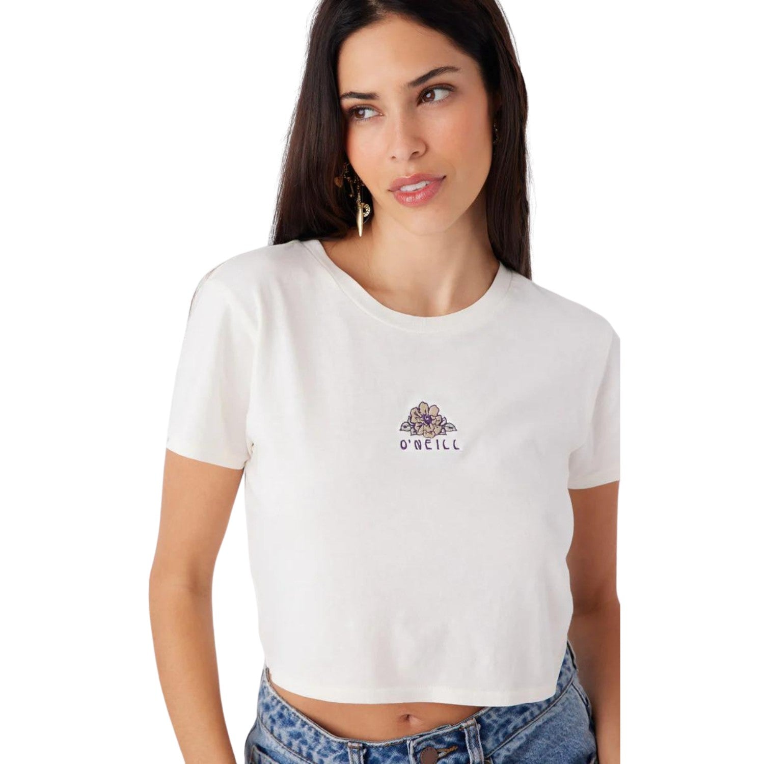 O’Neill Ditsy S/S Crop Tee - Women's