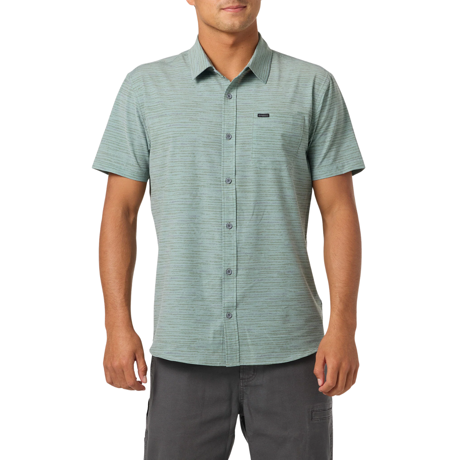 O'Neill TRVLR UPF Stripe Standard SS Shirt - Men's
