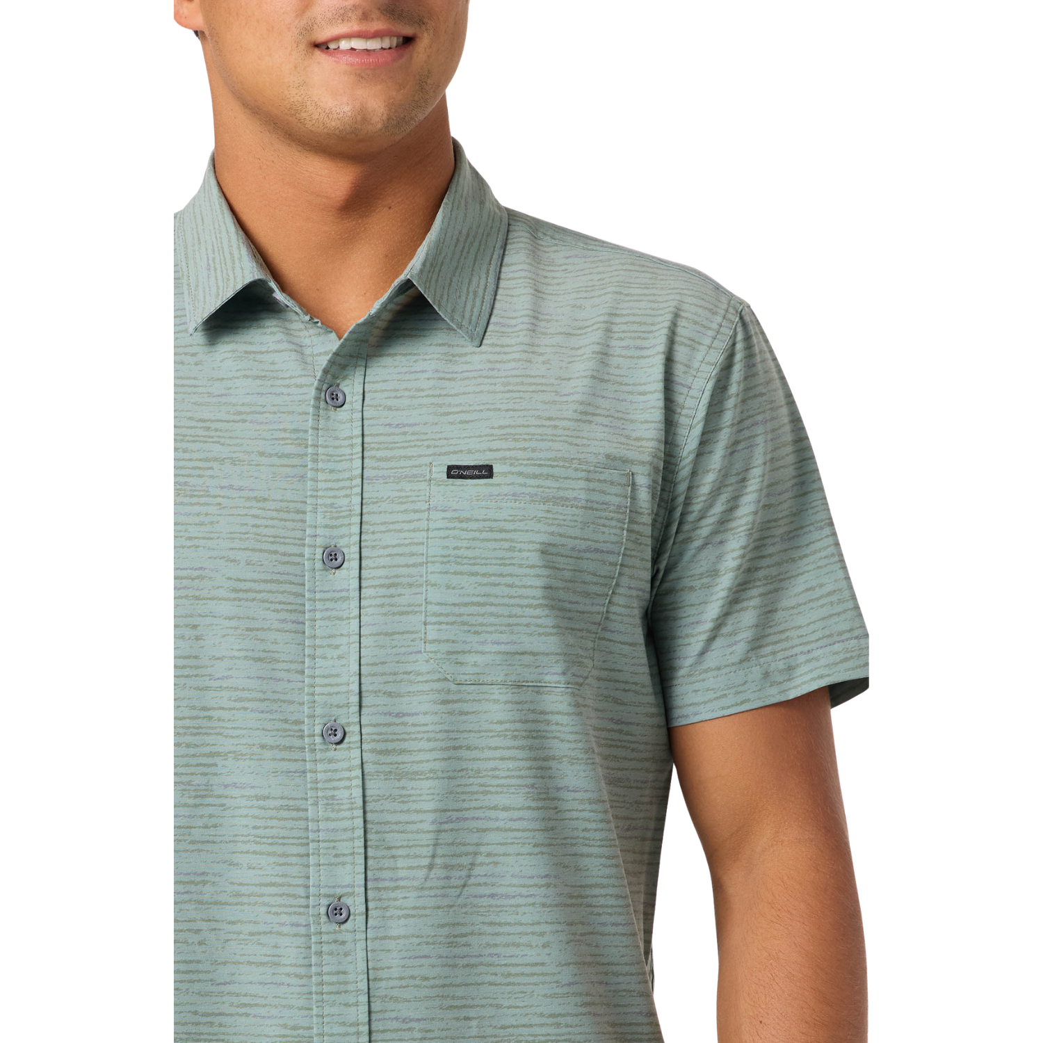 O'Neill TRVLR UPF Stripe Standard SS Shirt - Men's