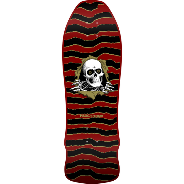 Powell Geegah Ripper Maroon Reissue Skateboard Deck 9.75"