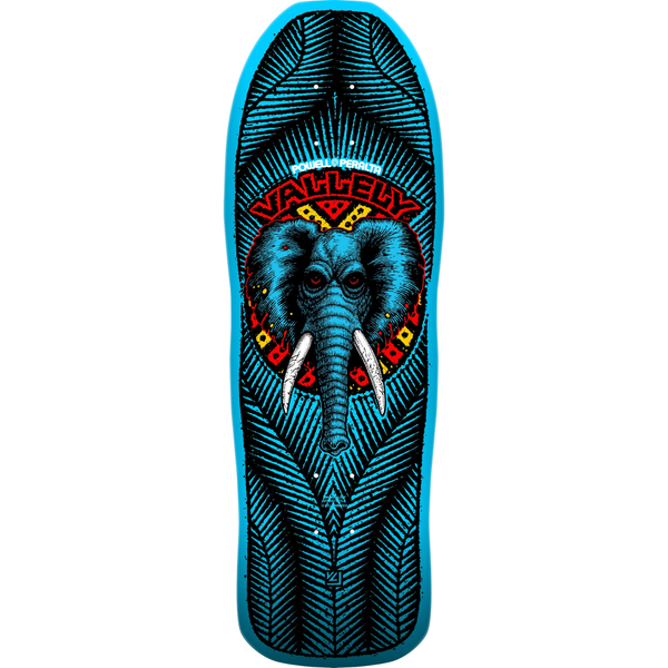Powell Peralta Mike Vallely Elephant Blue Foil Deck