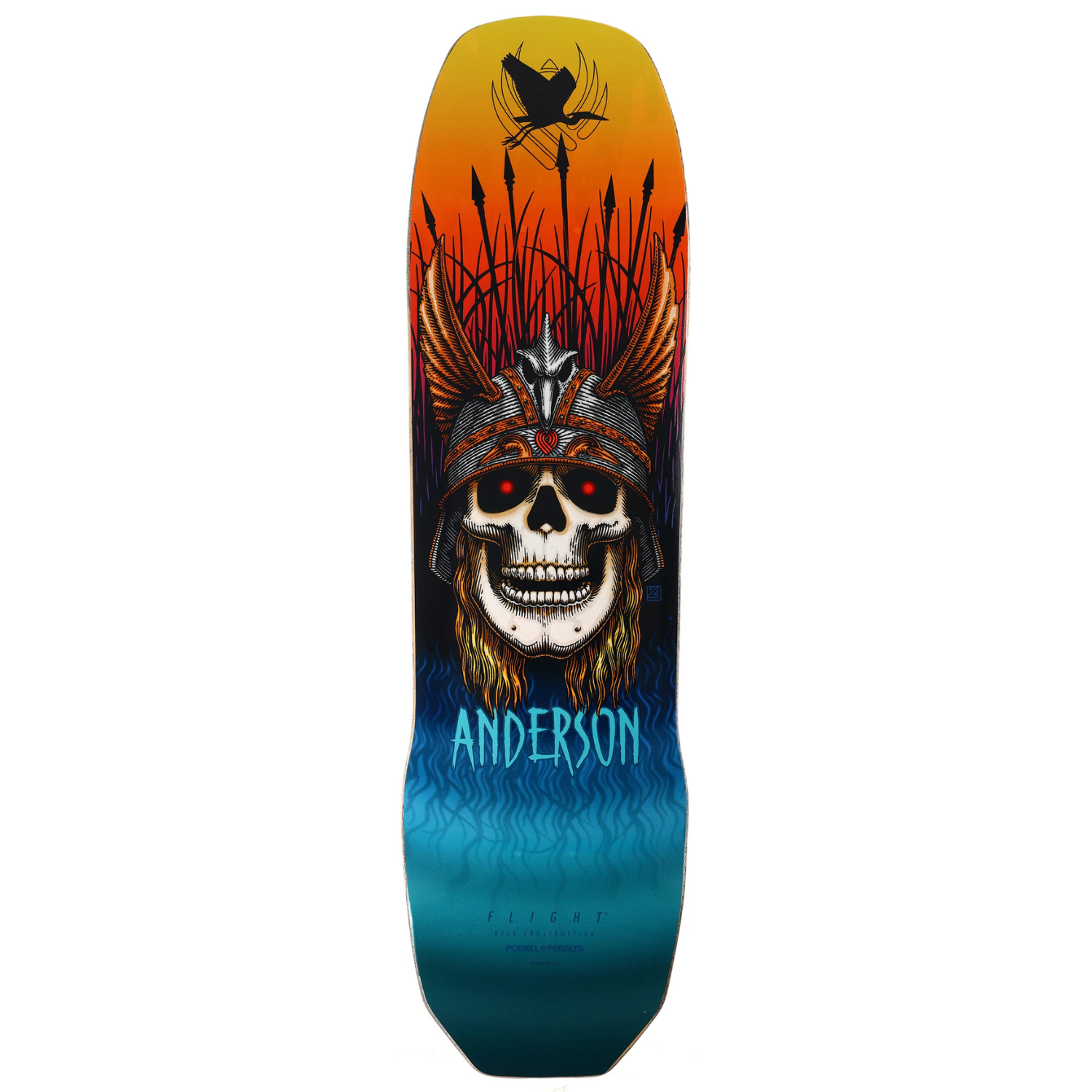 Powell Peralta Andy Anderson Skull Shaped Flight Skateboard Deck