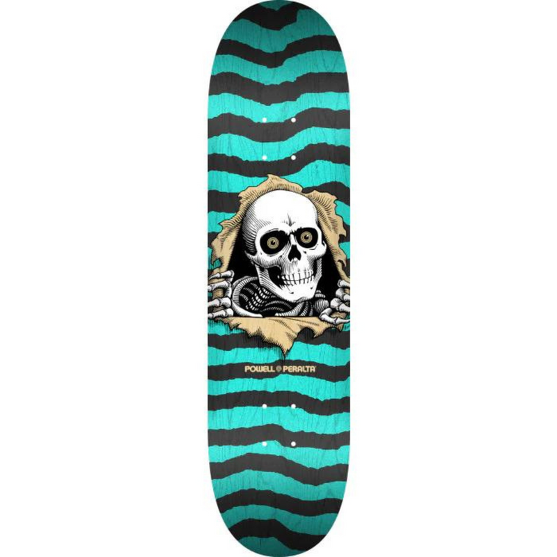 Powell Peralta Ripper Turquoise PP Skateboard Deck 8.25"