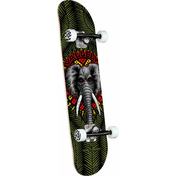 Powell Vallely Elephant Olive Complete Skateboard 8.25 x 31.95