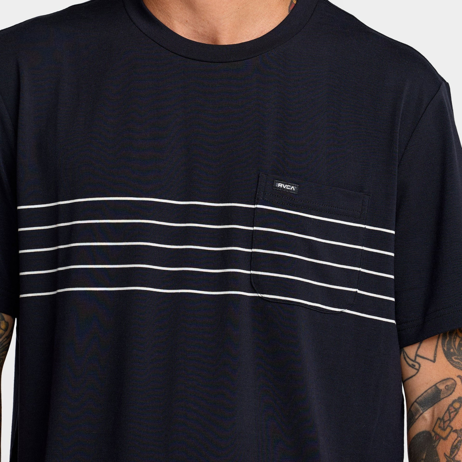 RVCA Balance Pocket Stripe Tee - Men's