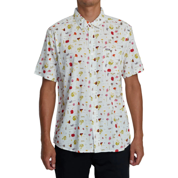RVCA Oblow Pressed SS Button Up Shirt - Men's