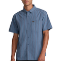 RVCA Dayshift Workwear Stripe SS Button Up Shirt - Men's