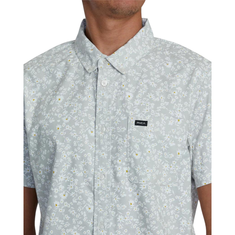 RVCA That'll Do Print Short Sleeve Button Down Shirt - Men's