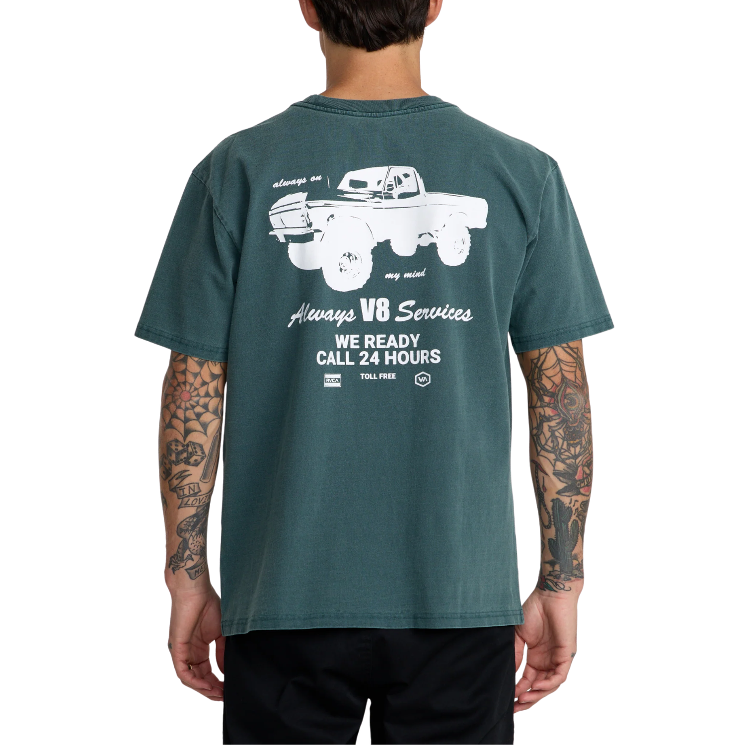 RVCA V8 Short Sleeve Tee - Men's