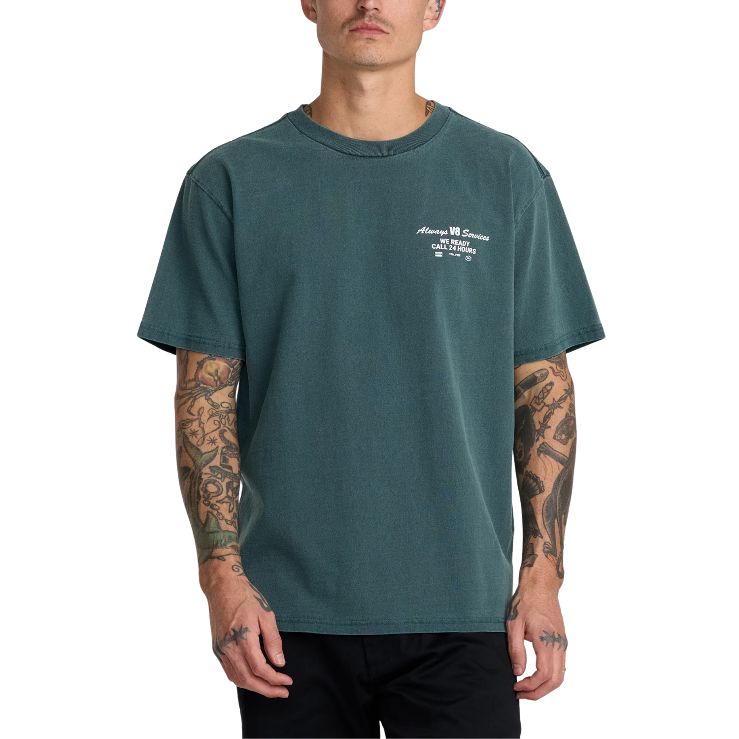 RVCA V8 Short Sleeve Tee - Men's
