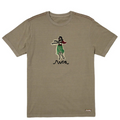 RVCA Oblow Hula Girl Tee - Women's