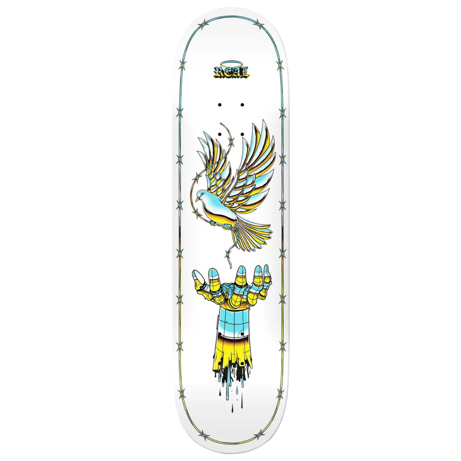 Real Synthetic Peace Skateboard Deck