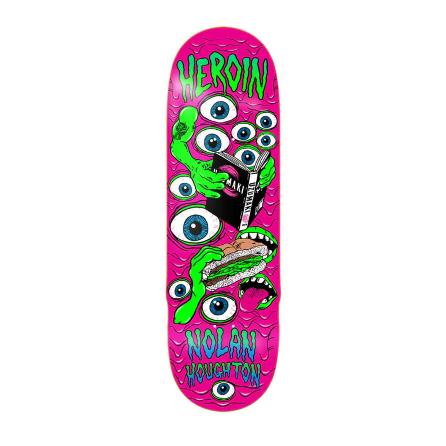 Heroin Nolan Mutate Or Die Skateboard Deck