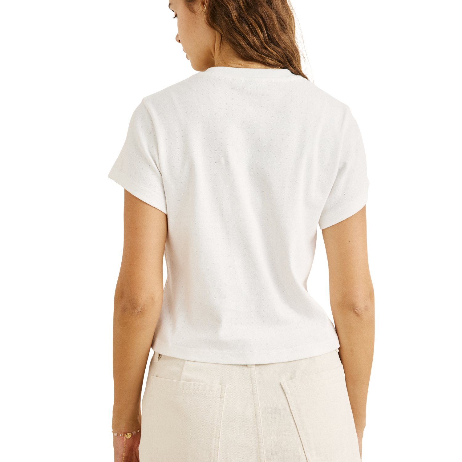 Rhythm Bennie Pointelle Tee - Women's