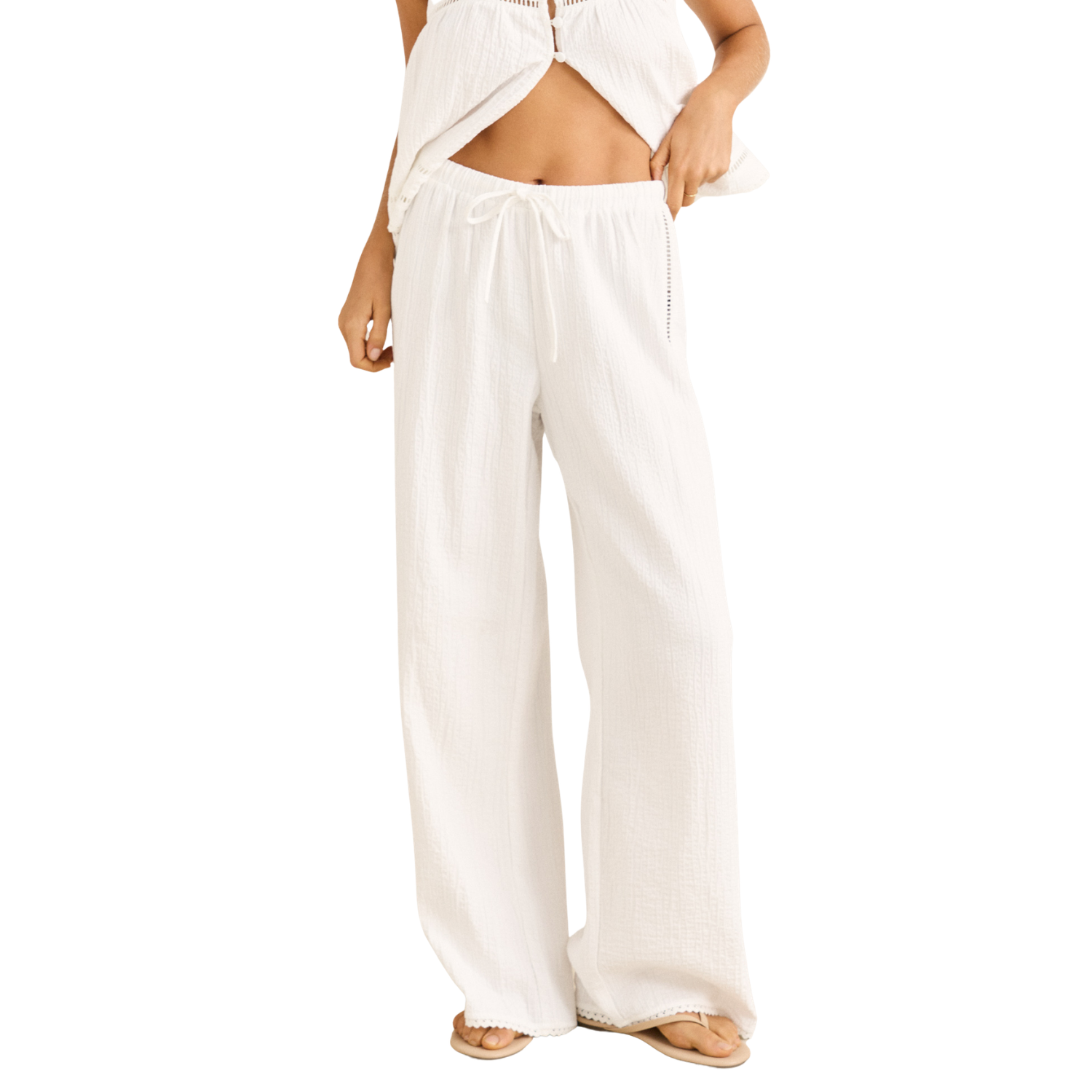 Rhythm Macy Scallop Pant - Women's