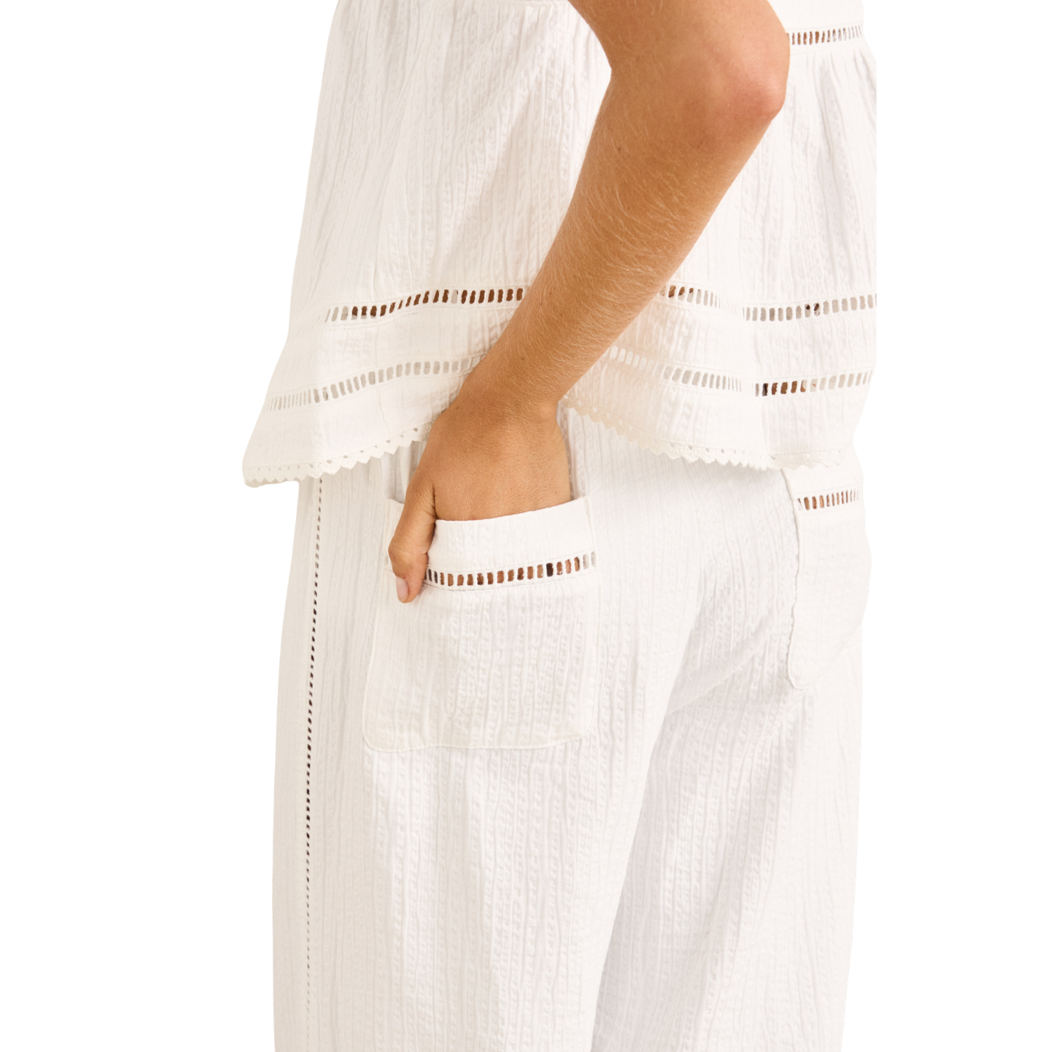 Rhythm Macy Scallop Pant - Women's