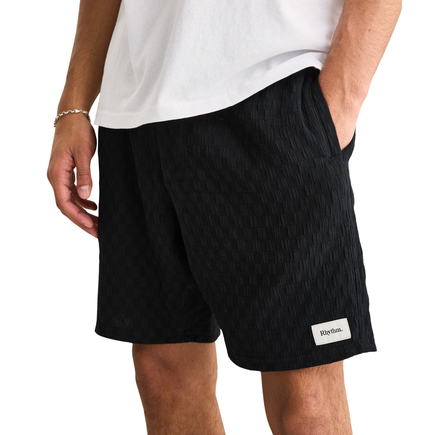 Rhythm Merge Check Jam Short - Men's