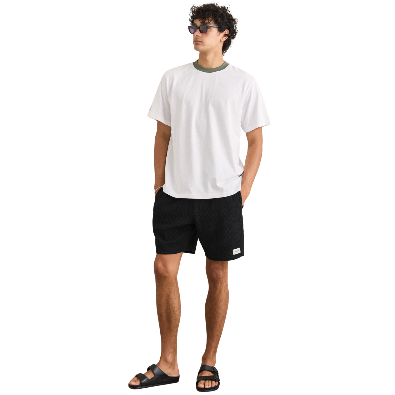 Rhythm Merge Check Jam Short - Men's