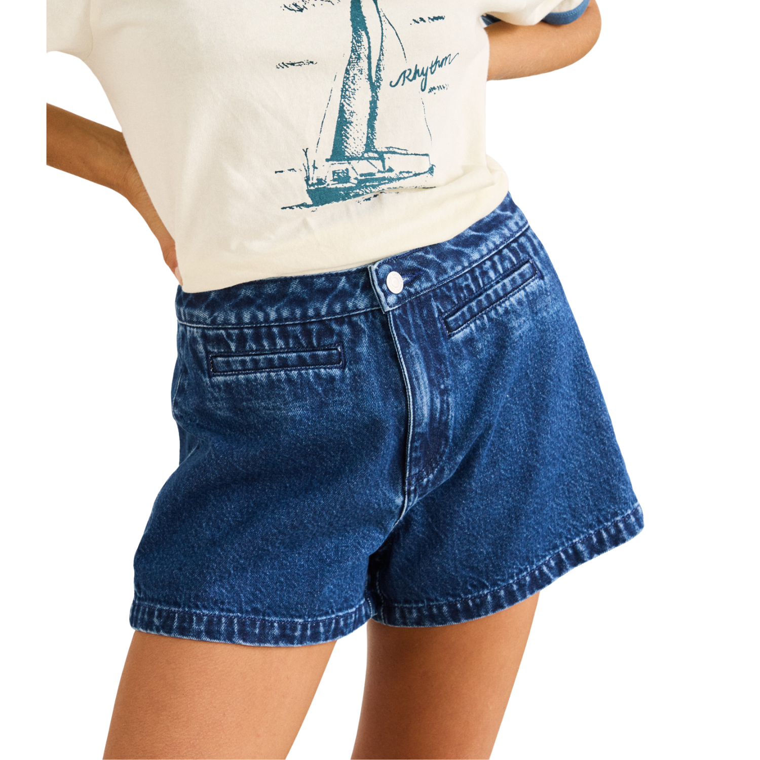 Rhythm Micro Denim Short - Women's
