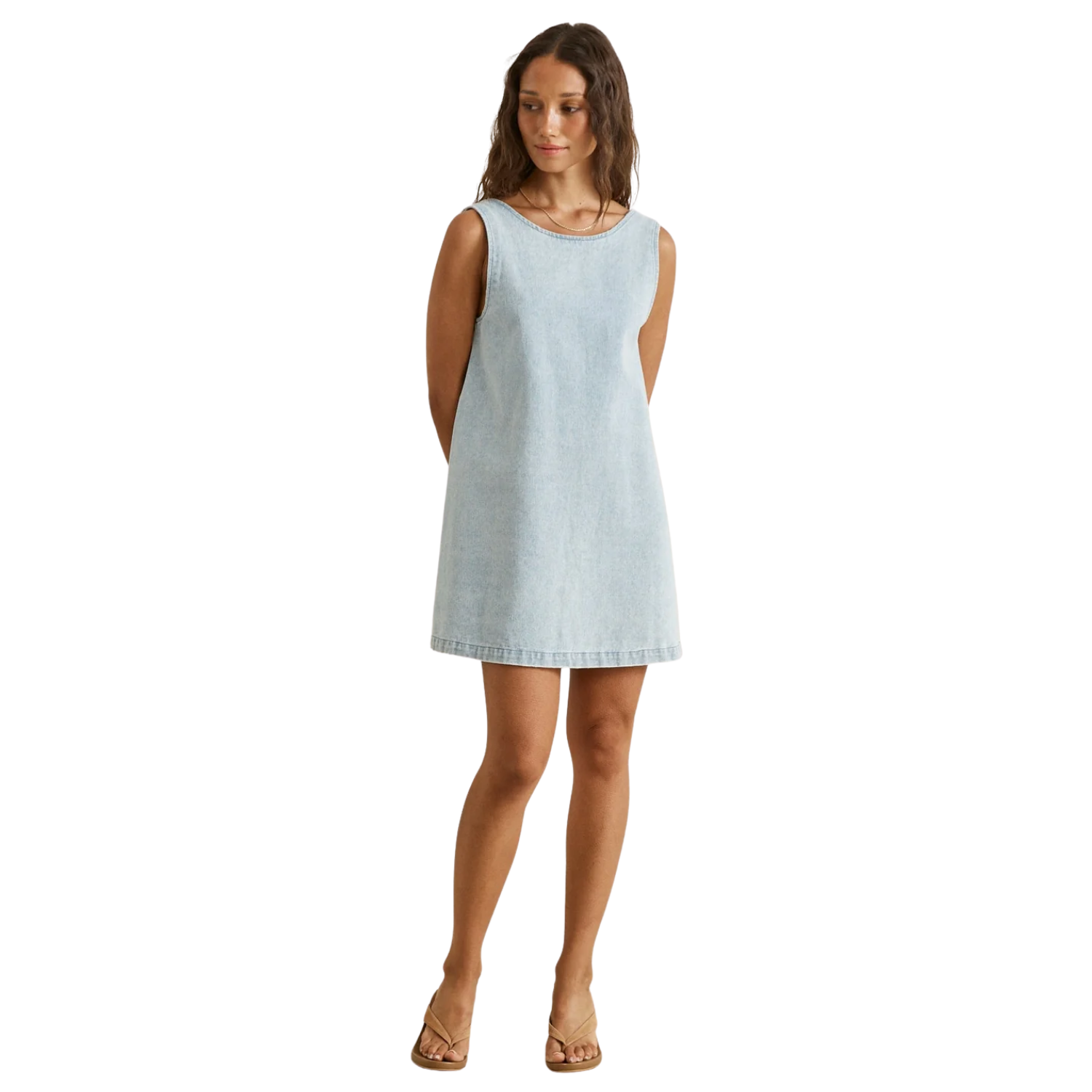 Rhythm Riley Denim Mini Dress - Women's