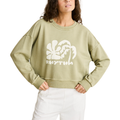 Rhythm Sun and Palm Slouchy Crewneck Fleece - Women's