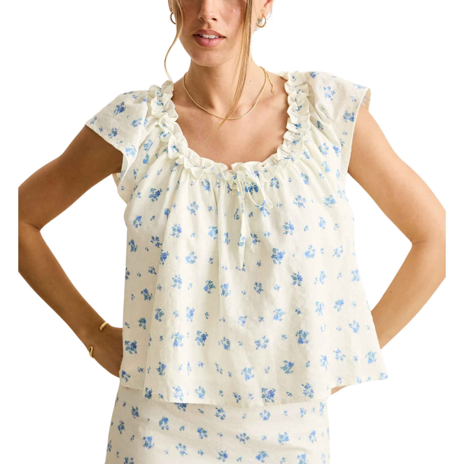 Rhythm Dahlia Frill Top - Women's
