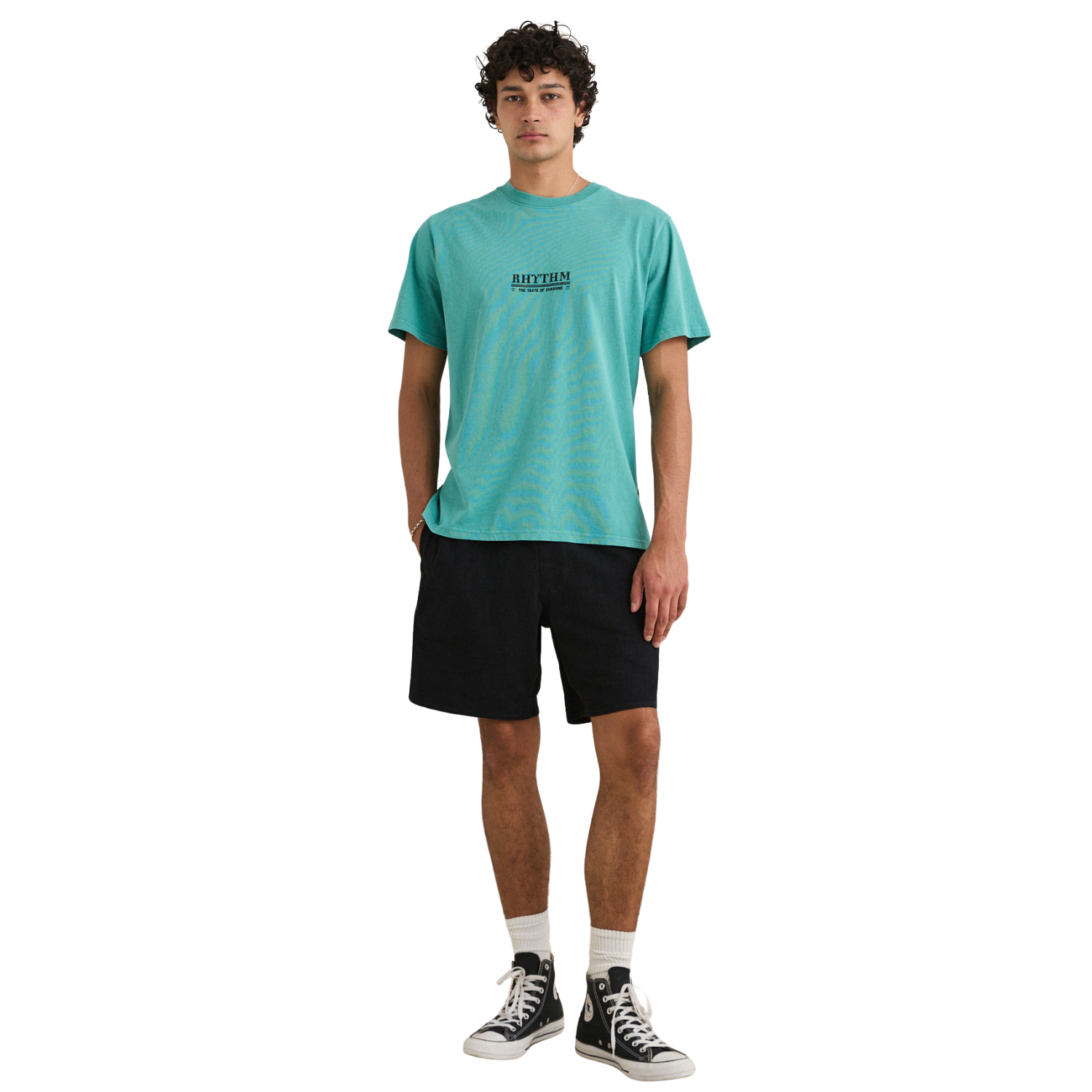 Rhythm Textured Linen Jam Shorts - Men's