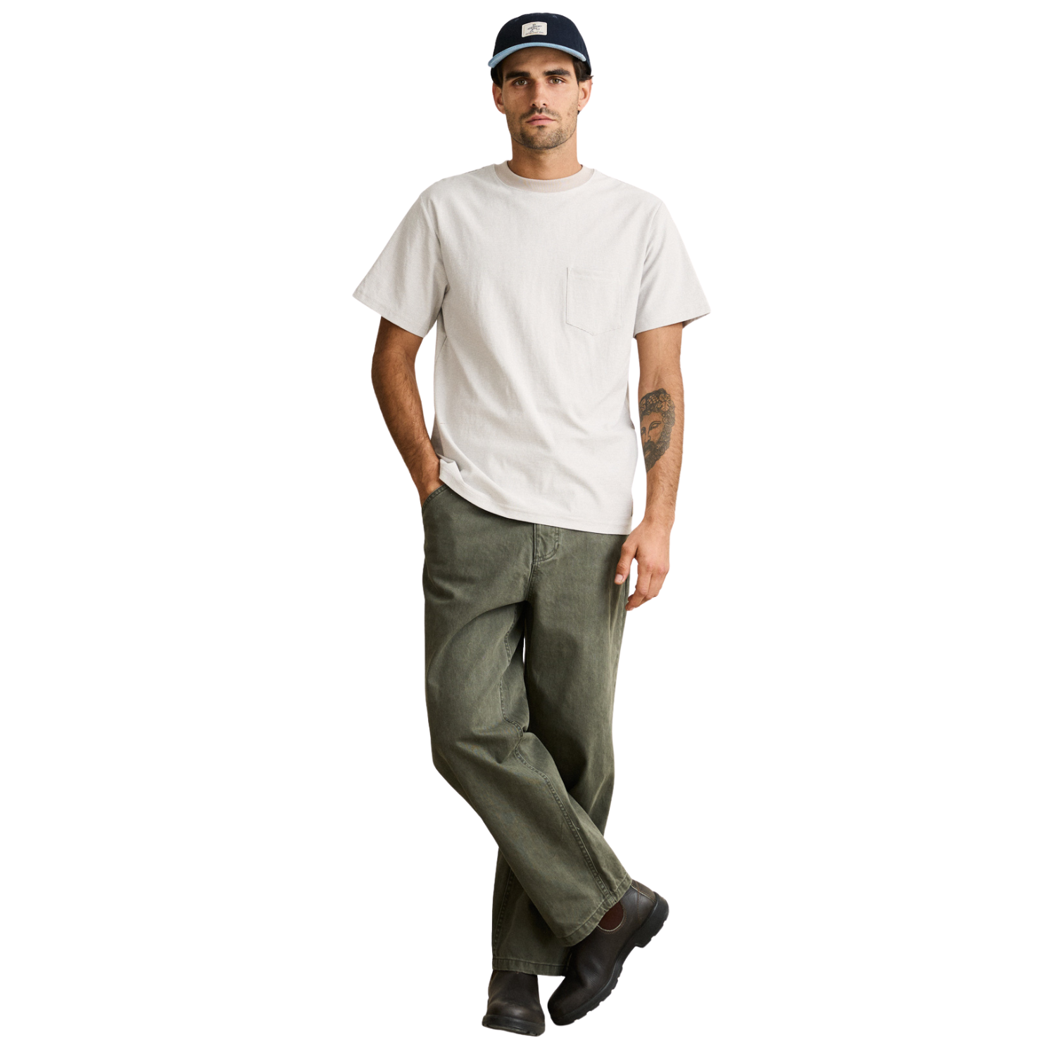 Rhythm Vintage Stripe SS T-Shirt - Men's
