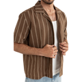 Rhythm West Winds Stripe SS Shirt - Men's