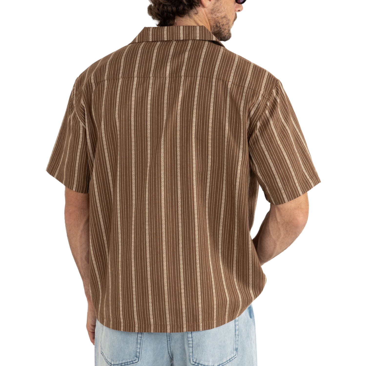 Rhythm West Winds Stripe SS Shirt - Men's
