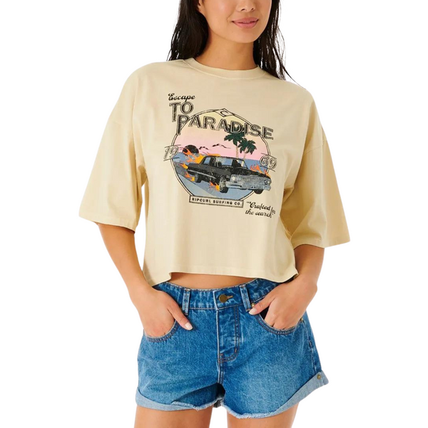 Rip Curl Escape To Paradise Heritage Tee - Women's