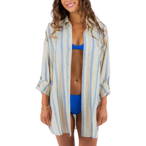 Rip Curl Premium Surf Holiday Stripe Shirt - Women's