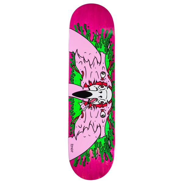 Rip n Dip Skull Face Flamingo Skateboard Deck