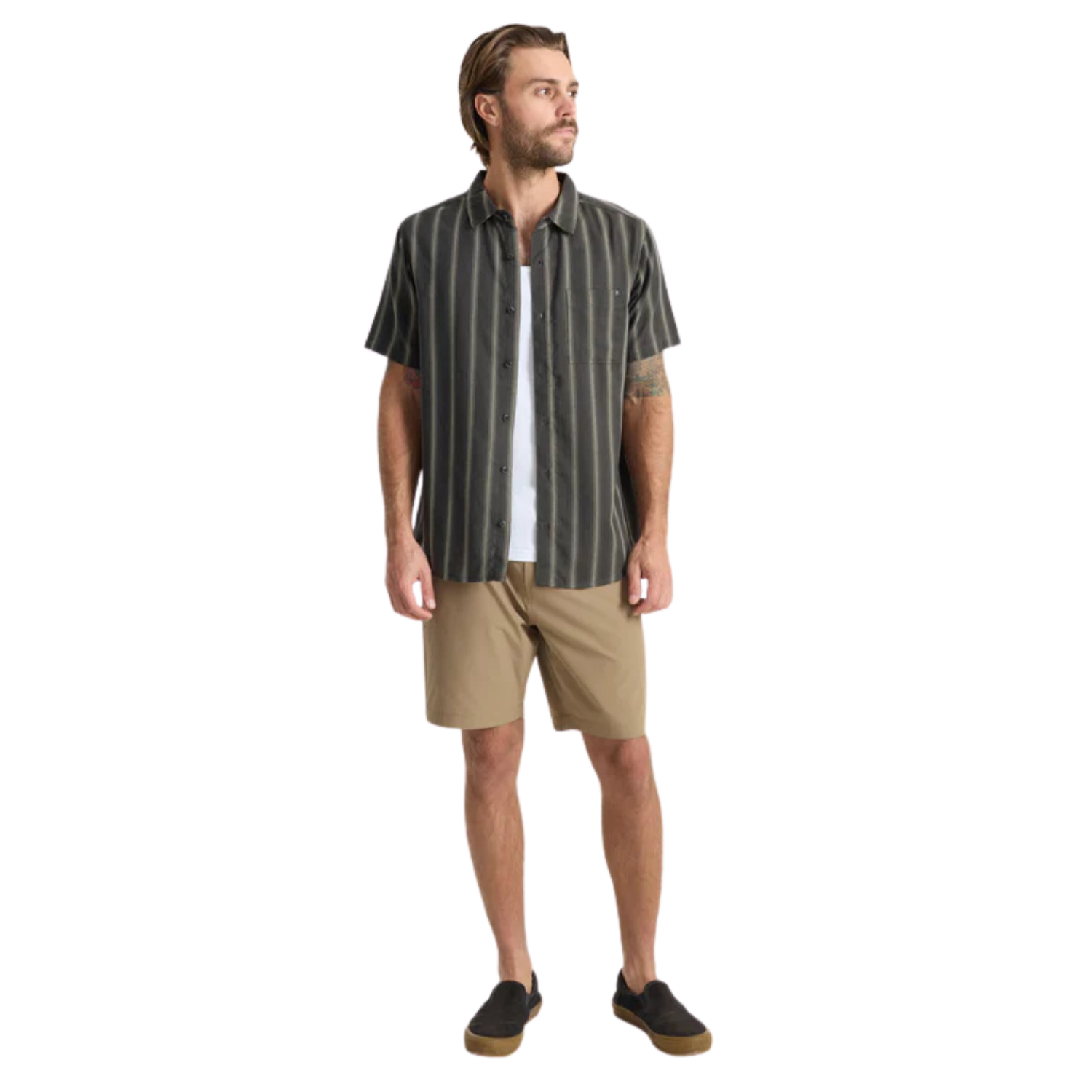 Roark Crosswinds SS Woven Button Up Shirt - Men's
