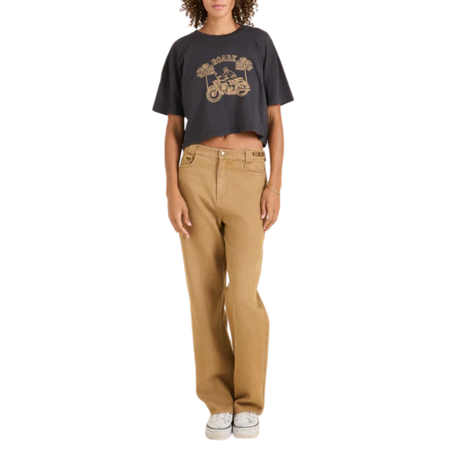 Roark Moto Skele Boxy Crop - Women's