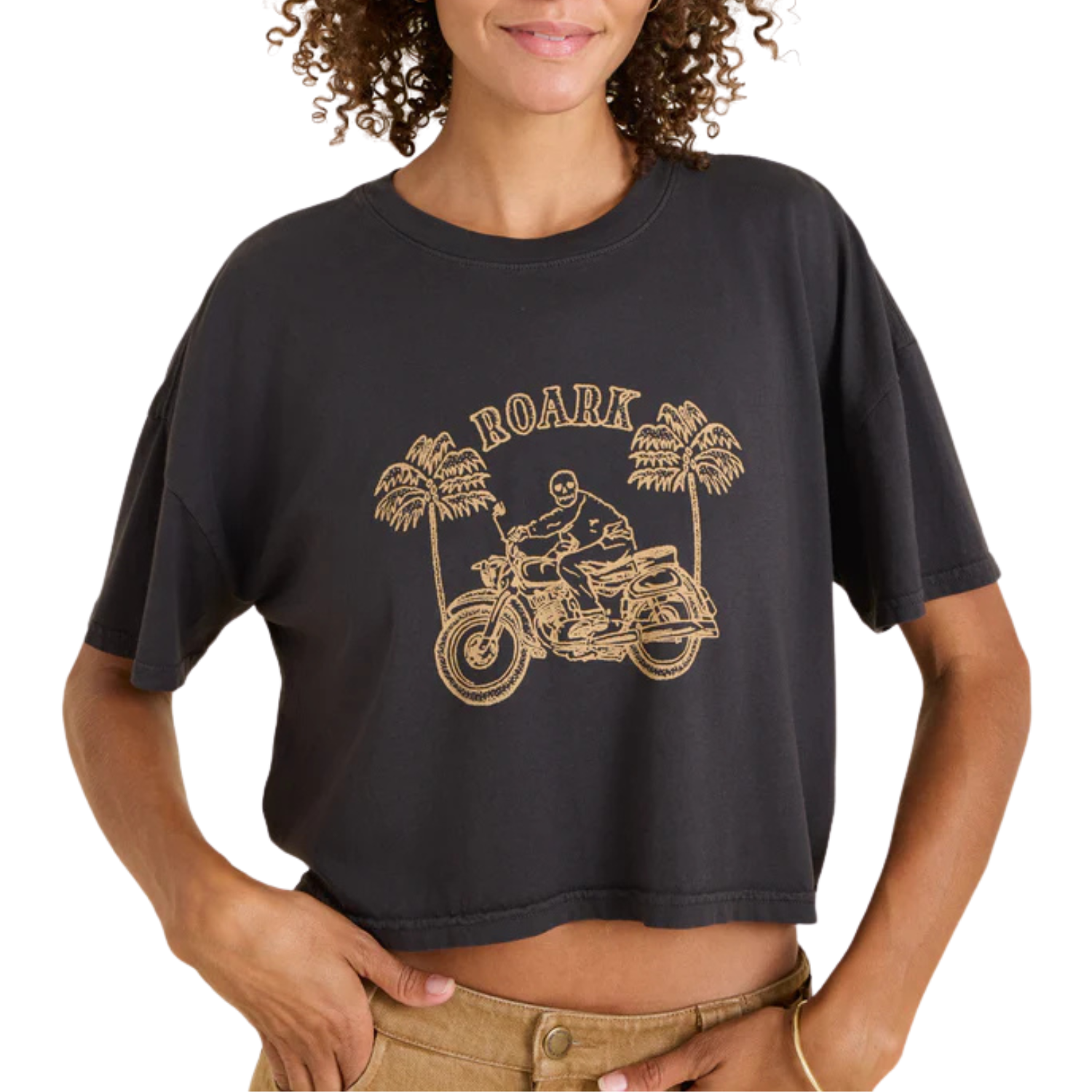 Roark Moto Skele Boxy Crop - Women's