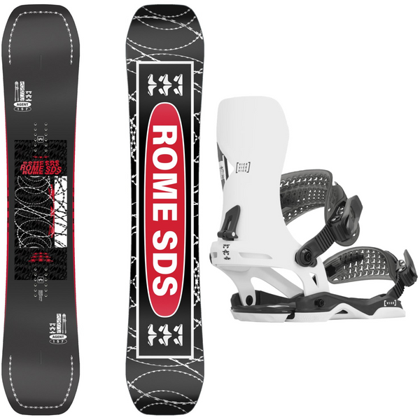 Rome Agent 2024 + Rome Vice 2024 - Snowboard Package