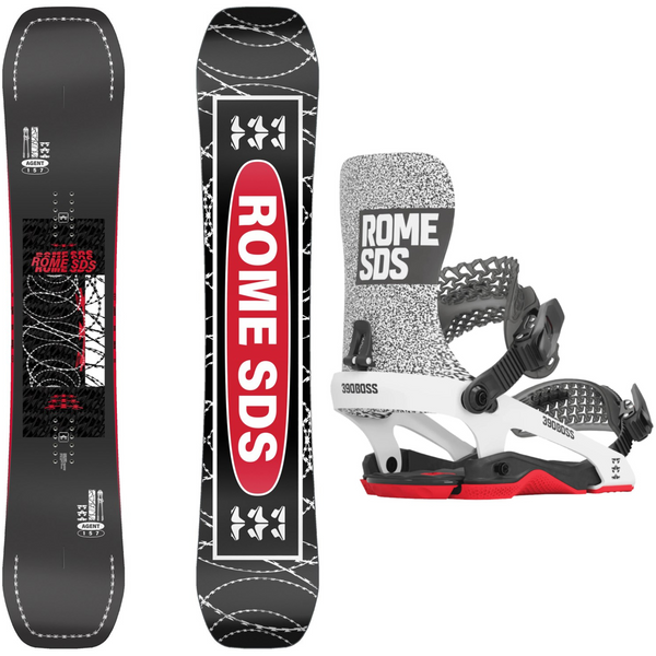 Rome Agent 2024 + Rome 390 Boss 2024 - Snowboard Package