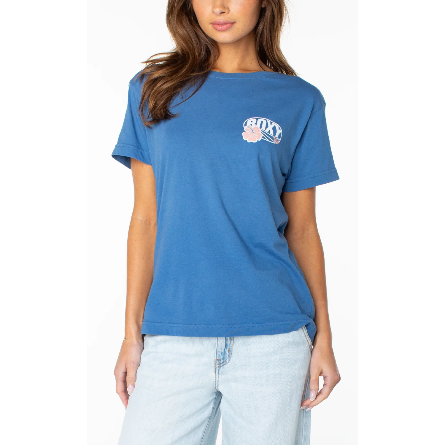 Roxy OG Roxy Oval Boyfriend Crew Tee - Women's