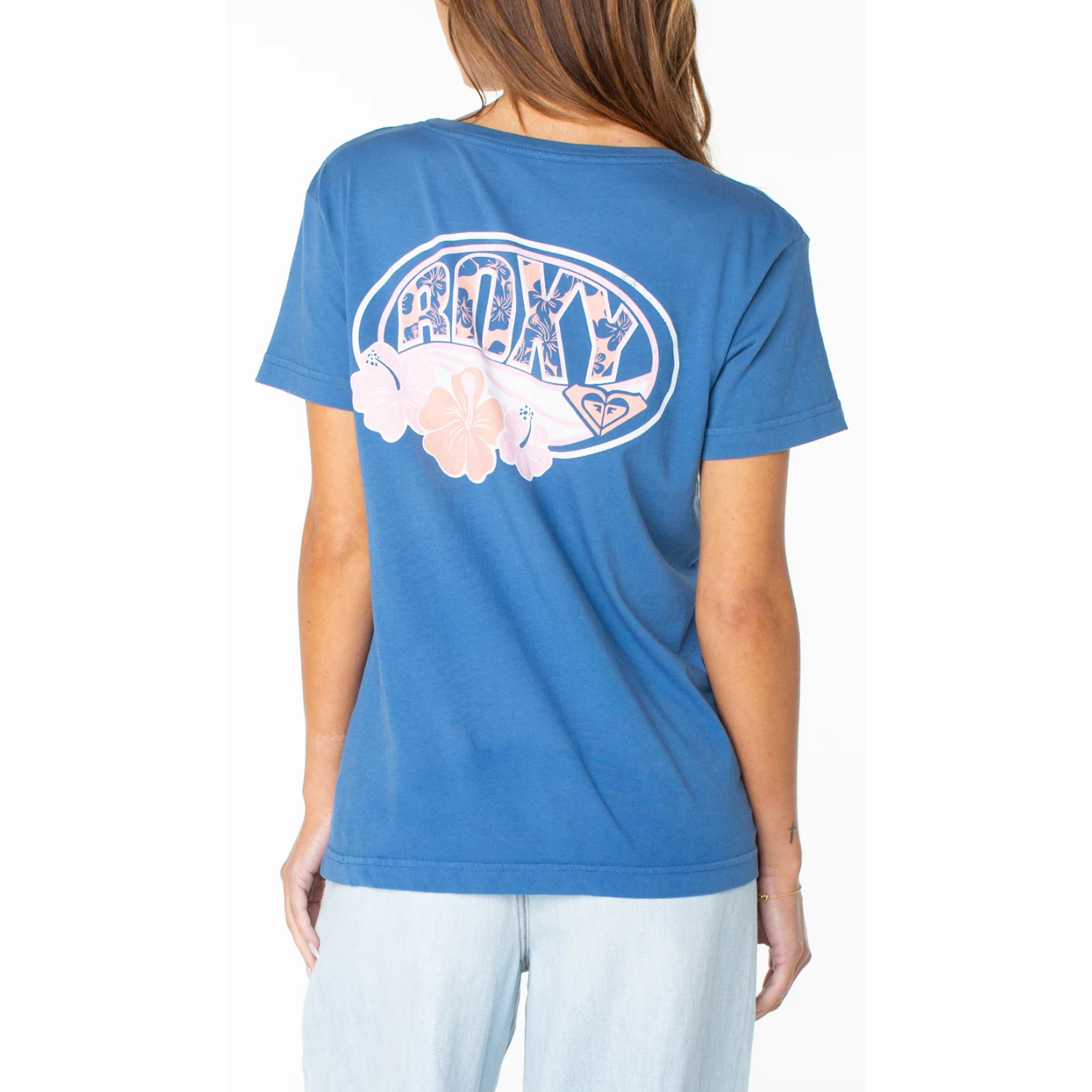 Roxy OG Roxy Oval Boyfriend Crew Tee - Women's