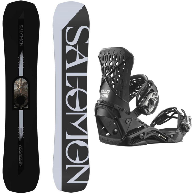 Salomon Assassin Pro 2024 + Salomon Highlander 2024 - Men's Snowboard Package