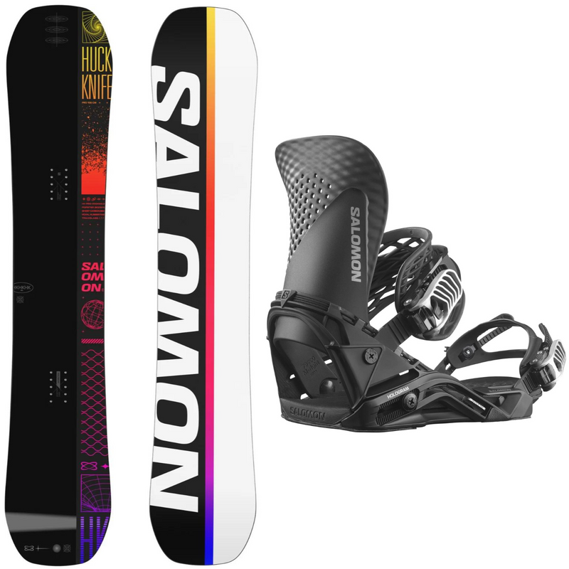 Salomon Huck Knife Pro 2024 + Salomon Hologram 2024 - Men's Snowboard Package