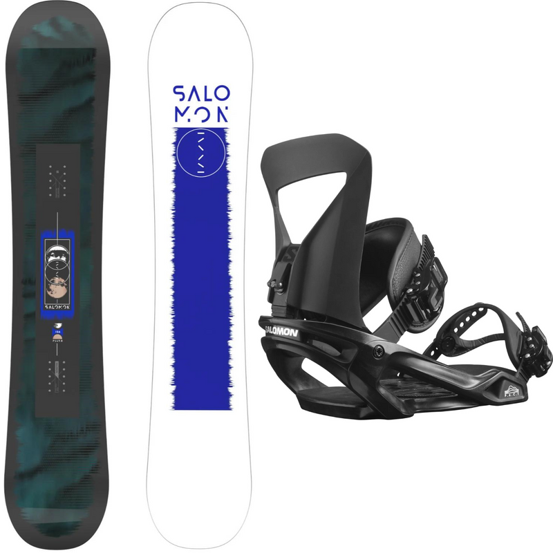 Salomon Pulse 2024 + Salomon Pact 2024 - Men's Snowboard Package