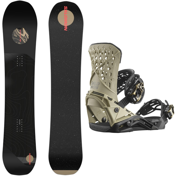 Salomon Super 8 Pro 2024 + Salomon Highlander 2024 - Men's Snowboard Package