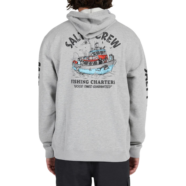 Salty Crew Fishing Charters Hooded Fleece 2024