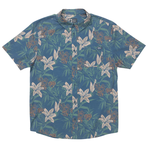Salty Crew Drifter UV Button Up SS Shirt - Men's