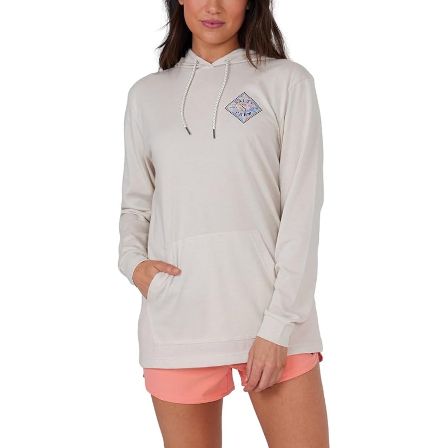 Salty Crew Tippet Fill Hooded Tech Tee - Women's